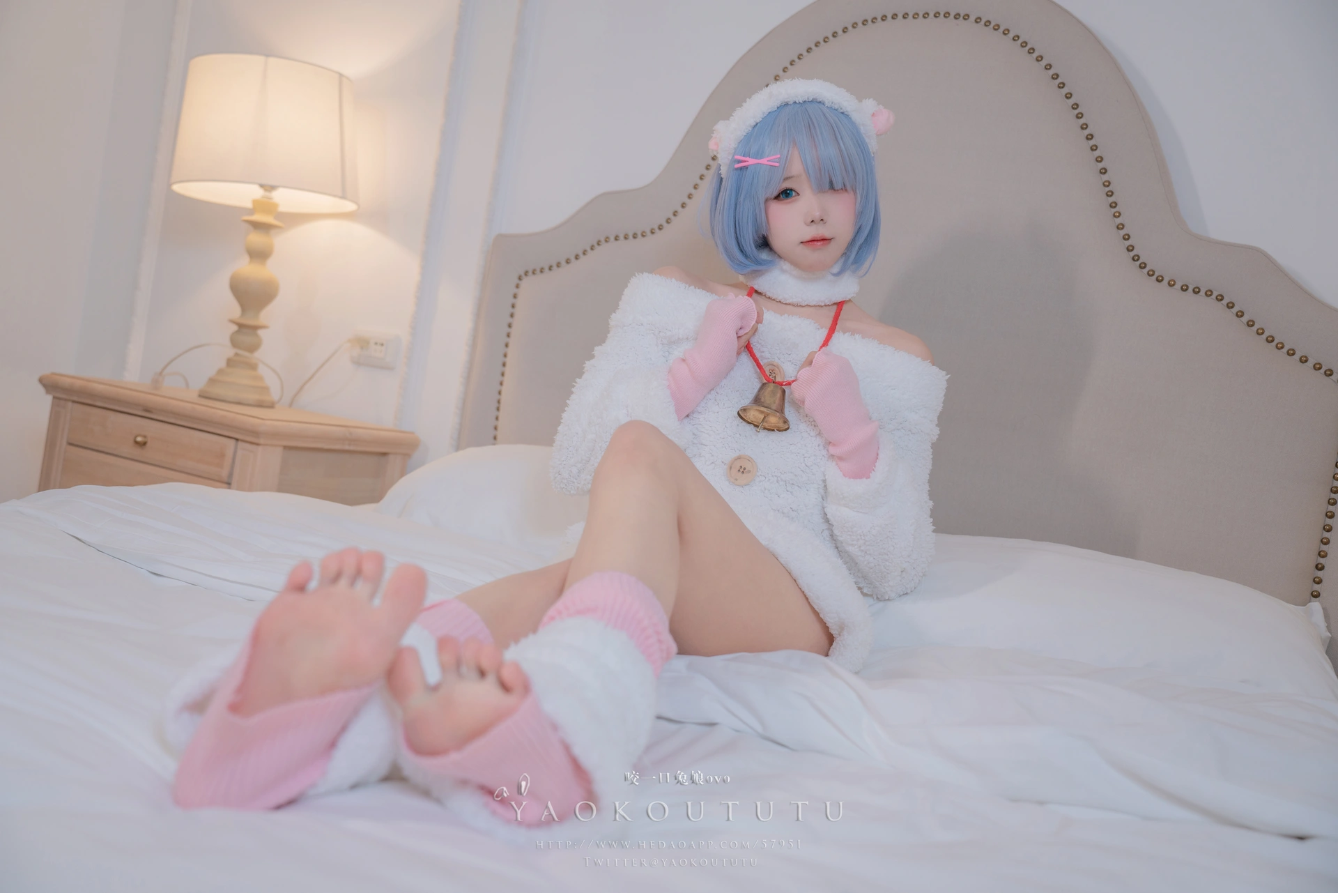 咬一口兔娘(黏黏团子兔) – NO.038 T3特典 蕾姆咩咩 1